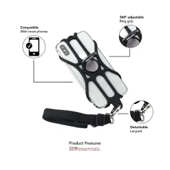 Cell Phone Cases<OTM Essentials Black Universal Phone Sling with Lanyard and Ring Grip (OB-A4A)