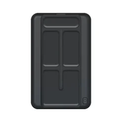 OTM Essentials Magnetic Wireless USB-A/USB-C Charger with Stand for Smartphones/Tablets, Black (OB-SMSPB2)