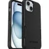 Cell Phone Cases<OtterBox Commuter MagSafe Rugged Case for iPhone 15/14/13, Shock Absorbing, Black (77-93483)