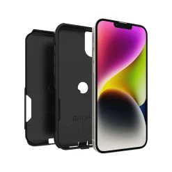 Cell Phone Cases<OtterBox Commuter Series Black Cover for iPhone 14 (77-89635)