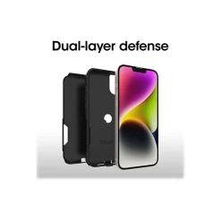 Cell Phone Cases<OtterBox Commuter Series Black Cover for iPhone 14 Plus (77-88406)