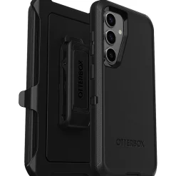 Cell Phone Cases<OtterBox Defender Holster Case for Galaxy S24, Shock Absorbing, Black (77-94478)