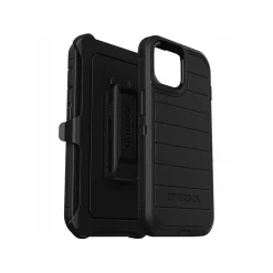 Cell Phone Cases<OtterBox Defender Pro Holster Case for iPhone 13/14/15, Shock Absorbing, Black (77-92735)