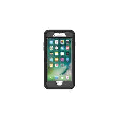 Cell Phone Cases<OtterBox Defender Series Black Case for iPhone 8 Plus/7 Plus (77-56825)