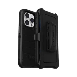 Cell Phone Cases<OtterBox Defender Series Pro Black Rugged Case for iPhone 14 Pro (77-88696)