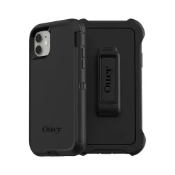 Cell Phone Cases<OtterBox Defender Series Black Rugged Case for iPhone 11 (77-62457)