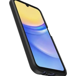 Cell Phone Cases<OtterBox React Rugged Case for Galaxy A15 5G, Shock Absorbing, Black (77-95194)
