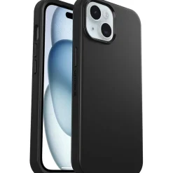 Cell Phone Cases<OtterBox Symmetry MagSafe Phone Case for iPhone 13/14/15, Shock Absorbing, Black (77-92639)