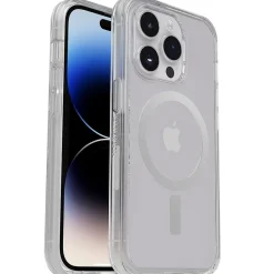 Cell Phone Cases<OtterBox Symmetry Series Plus Clear Slim MagSafe Case for iPhone 14 Pro (77-89225)