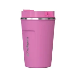 Outdoors Professional Stainless Steel Double-Walled Vacuum Insulated Coffee Cup, 12.8 oz., Pink (OUTD9430)