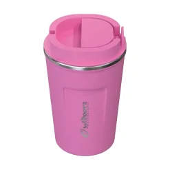 Outdoors Professional Stainless Steel Double-Walled Vacuum Insulated Coffee Cup, 12.8 oz., Pink (OUTD9430)