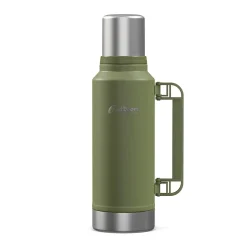 Outdoors Professional Stainless Steel Vacuum Insulated Termo Classic Water Bottle, 33 oz., Green (OUTD9362)