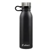 Water Bottles<Outdoors Professional Stainless Steel Double-Walled Vacuum-Insulated Travel Bottle, 20 oz., Black (OUTD3675)