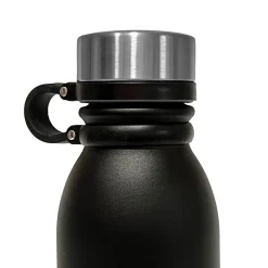 Water Bottles<Outdoors Professional Stainless Steel Double-Walled Vacuum-Insulated Travel Bottle, 20 oz., Black (OUTD3675)