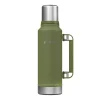 Outdoors Professional Stainless Steel Vacuum Insulated Termo Classic Bottle with Carry Handle, 47 oz., Green (OUTD9409)