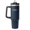 Outdoors Professional Stainless Steel Double-Walled Vacuum Insulated Tumbler with Straw, 40 oz., Navy Blue (OUTD9058)