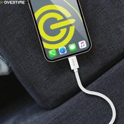 Overtime USBC Certified Charging Cables USB-C to USB-C Charging Cable, 6 ft., White, 3/Pack (MFIBLACK10FT)