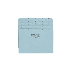 A-Z 4" x 6" Index Card Files, Blue, 25/Set (P4625) Index Cards