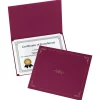 Sale Certificate Holders, 8.88" x 11.25", Burgundy, 5/Pack (29900585BGD) Awards & Certificates