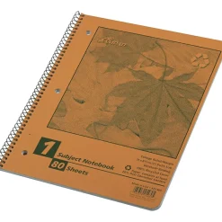 Oxford Earthwise 1-Subject Notebooks, 8.5" x 11", College Ruled, 80 Sheets, Kraft (25-480R) Discount