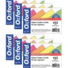 Outlet Glow Index Cards, 4" x 6", 100 Per Pack, 6 Packs (ESS99755-6) Index Cards