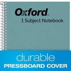 Oxford 1-Subject Notebooks, 6" x 9.5", College Ruled, 80 Sheets, Blue (65121)