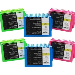 Sale View Front Spiral Index Cards, 3" x 5", Pack of 6 (ESS73138-6) Index Cards