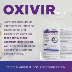 Oxivir Disinfecting Wipes Refill, Fresh Citrus Scent, 160 Wipes/Container, 4/Carton (100823906)