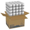 Pacific Blue Basic Recycled Toilet Paper, 1-Ply, White, 1210 Sheets/Roll, 80 Rolls/Carton (1458001/14500)