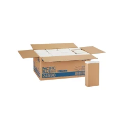 Paper Towels<Pacific Blue Basic Recycled Multifold Paper Towel, 1-Ply, White, 250 Sheets/Pack, 16 Packs/Carton (24590)