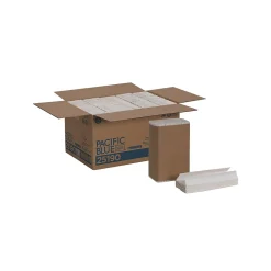 Paper Towels<Pacific Blue Basic Recycled C-Fold Paper Towels, 1-ply, 240 Sheets/Pack, 10 Packs/Carton (25190)