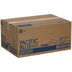 Paper Towels<Pacific Blue Select C-Fold Paper Towels, 1-ply, 200 Sheets/Pack, 12 Packs/Carton (20241)