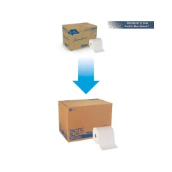 Paper Towels<Pacific Blue Select Premium Hardwound Paper Towels, 2-ply, 350 ft./Roll, 12 Rolls/Carton (28000)