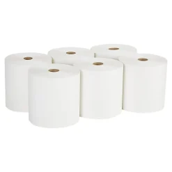 Paper Towels<Pacific Blue Select Recycled Hardwound Paper Towels, 1-ply, 1000 ft./Roll, 6 Rolls/Carton (26100)