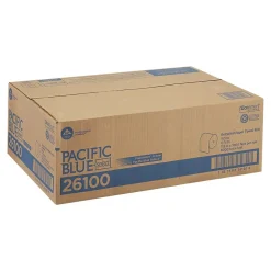 Paper Towels<Pacific Blue Select Recycled Hardwound Paper Towels, 1-ply, 1000 ft./Roll, 6 Rolls/Carton (26100)