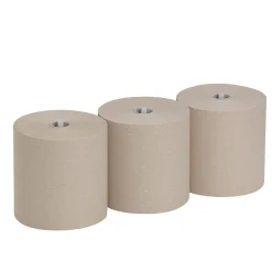 Paper Towels<Pacific Blue Ultra 8” High-Capacity Recycled Paper Towel Roll by GP PRO, 1-Ply, Brown, 1150’/Roll, 3 Rolls/Carton (26496)