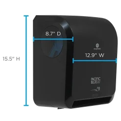 Pacific Blue Ultra Automated Hardwound Paper Towel Dispenser, Black (59590)