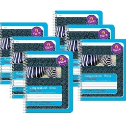 Pacon Composition Notebooks, 9.75" x 7.5", Wide Ruled, 100 Sheets, Blue, 6/Bundle (PAC2429-6) Discount