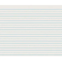 New ® Skip-A-Line Ruled Newsprint, ¾” Ruled, 11” x 8 ½”, 500 Sheets Classroom Paper