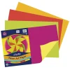 New UCreate 12" x 18" Construction Paper, Assorted Colors, 20 Sheets/Pack (PAC104303) Construction Paper