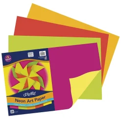 New UCreate 12" x 18" Construction Paper, Assorted Colors, 20 Sheets/Pack (PAC104303) Construction Paper