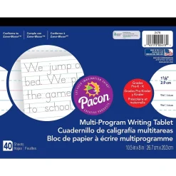 Sale Zaner-Bloser Multi-Program Handwriting Tablet Paper, Grades Kindergarten Classroom Paper
