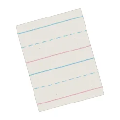Online Pacon Picture Story Paper, 12" x 18", 5/8" Ruled, White, 250 Sheets/Pack (PACZP2694) Classroom Paper