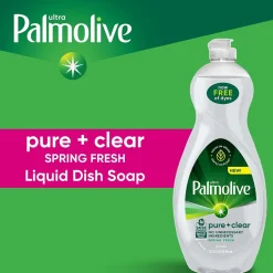 Palmolive Ultra Pure + Clear Liquid Dish Soap, Clean, 32.5 oz. (US04272A)