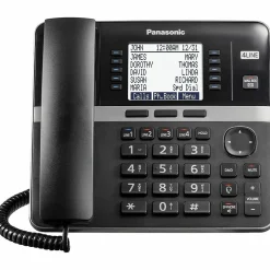 Office Phones & Conferencing<Panasonic KX-TGW420B 4-Line Conference Speaker Phone with Digital Answering