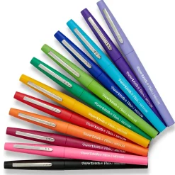 Paper Mate Flair Felt Pens, Medium Point, 0.7mm, Assorted Ink, Dozen (74423) Outlet