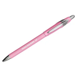Paper Mate FlexGrip Elite Write for Hope Retractable Ballpoint Pen, Medium Point, Black Ink, Dozen (70672) Clearance