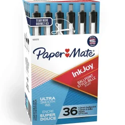 Paper Mate InkJoy 300RT Retractable Ballpoint Pens, Medium Point, 1.0mm, Black Ink, 36/Pack (1921068/1951378) Discount