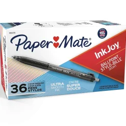 Paper Mate InkJoy 300RT Retractable Ballpoint Pens, Medium Point, 1.0mm, Black Ink, 36/Pack (1921068/1951378) Discount
