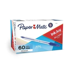 Paper Mate InkJoy 50ST Ballpoint Pen, Medium Point, Blue Ink, 60/Pack (2014534) Online